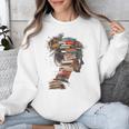 Books Lover Women Art Colorful Drawing Graphic Books Unisex Sweatshirt
