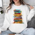 Books Painting Colorful Art Abstract Graphic Books Unisex Sweatshirt Books Painting Colorful Art Abstract Graphic Books Unisex Sweatshirt