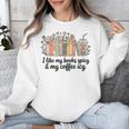 I Like My Books Spicy & My Coffee Icy Lover Bookworm Unisex Sweatshirt