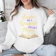 Books Are A Uniquely Portable Magic Reading Bookworm Unisex Sweatshirt