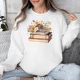 Booktrovert Vintage Wildflowers Books For Book Lovers Unisex Sweatshirt