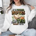 Bookworm If It Involves Books And Tea Lover Reading Premium Tri-Blend Unisex Sweatshirt