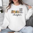 Bookworm Woman Reading Fiction Novels Library Book Store Unisex Sweatshirt