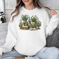 Botanical Garden Plants With Books Unisex Sweatshirt Botanical Garden Plants With Books Unisex Sweatshirt