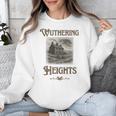 Bronte Novel Wuthering Heights Moorland Gothic Book Cover Unisex Sweatshirt Bronte Novel Wuthering Heights Moorland Gothic Book Cover Unisex Sweatshirt