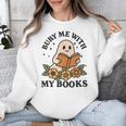Bury Me With My Books Ghost Tee Unisex Sweatshirt