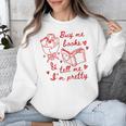 Buy Me Books And Tell Me I'm Pretty Unisex Sweatshirt Buy Me Books And Tell Me I'm Pretty Unisex Sweatshirt