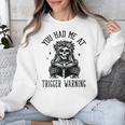 Buy Me Books And Tell Me To STFUATTDLAGG Outfits Spicy Smutty Book Reader You Had Me At Trigger Warning Unisex Sweatshirt Buy Me Books And Tell Me To STFUATTDLAGG Outfits Spicy Smutty Book Reader You Had Me At Trigger Warning Unisex Sweatshirt