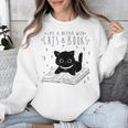 Cat Book For Women Life Is Better With Cats And Books Unisex Sweatshirt