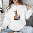 Cat Lover Tee Women Book Lover Reading Librarian Read Unisex Sweatshirt