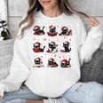 Cat Reading Books Lover Christmas Cat Lover Xmas Unisex Sweatshirt Cat Reading Books Lover Christmas Cat Lover Xmas Unisex Sweatshirt