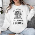 Cats Plants And Books Shirt Plant Lover Gardening Unisex Sweatshirt Cats Plants And Books Shirt Plant Lover Gardening Unisex Sweatshirt