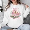 Caution Slippery When Reading Book Reader Unisex Sweatshirt