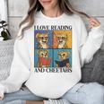 Cheetah Love Reading And Cheetahs Kids Bookworm Unisex Sweatshirt Cheetah Love Reading And Cheetahs Kids Bookworm Unisex Sweatshirt