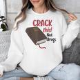 Christian Quote Holy Bible Crack This Book Not Drugs Unisex Sweatshirt