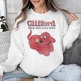 Clifford The Big Red Dog Clifford And Emily Book Cover Unisex Sweatshirt