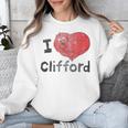 Clifford The Big Red Dog I Heart Clifford Childrens Books Unisex Sweatshirt Clifford The Big Red Dog I Heart Clifford Childrens Books Unisex Sweatshirt
