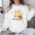 Cute Bee Reading Book Teacher Student Reader Graphic For Men Women Kids Unisex Sweatshirt Cute Bee Reading Book Teacher Student Reader Graphic For Men Women Kids Unisex Sweatshirt
