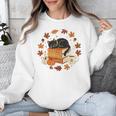 Cute Cat Fall In Love With Reading Book Cat Lover Librarian Unisex Sweatshirt Cute Cat Fall In Love With Reading Book Cat Lover Librarian Unisex Sweatshirt