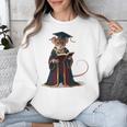 Cute Mouse Reading Book Graduation Unisex Sweatshirt