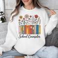 Cute Wildflower Book School Counseling Life School Counselor Unisex Sweatshirt Cute Wildflower Book School Counseling Life School Counselor Unisex Sweatshirt