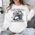 Dark Romance Books Lover Bookish Bookworm Gothic Aesthetic Unisex Sweatshirt