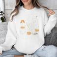 Dead Set On Reading Skeleton Halloween Book Lover Unisex Sweatshirt