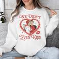 We Didn't Even Kiss Hockey Romance Book Unisex Sweatshirt We Didn't Even Kiss Hockey Romance Book Unisex Sweatshirt