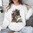 Dog Book Flower Unisex Sweatshirt