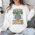 Earth Day Save Earth It´s Only Planet With Books Reader Unisex Sweatshirt
