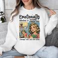 Emotionally Attached To Fictional Characters Just More Books Unisex Sweatshirt Emotionally Attached To Fictional Characters Just More Books Unisex Sweatshirt