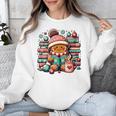 Gingerbread Reading Book Lovers Christmas Bookworm Librarian Premium Unisex Sweatshirt Gingerbread Reading Book Lovers Christmas Bookworm Librarian Premium Unisex Sweatshirt