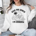 GIVE ME Space I'm Reading Kids Astronaut Book Reader Meme Premium Tri-Blend Unisex Sweatshirt