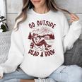 Go Outside Read a Book Vintage Bibliophiles Unisex Sweatshirt Go Outside Read a Book Vintage Bibliophiles Unisex Sweatshirt