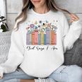 God Says I Am Floral Book Cute Christian Girl Teen Religious Unisex Sweatshirt