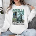 Godzilla Ocean Scene Comic Book Illustration Movie Monster Unisex Sweatshirt