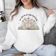 Groovy Flowers Love God Drink Coffee Read Books Christian Unisex Sweatshirt