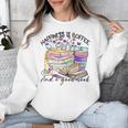 Happiness Is Coffee And a Good Book Women Love Reading Book Unisex Sweatshirt