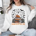 Haunted By My TBR Boo Halloween Book Lover Librarian Unisex Sweatshirt Haunted By My TBR Boo Halloween Book Lover Librarian Unisex Sweatshirt