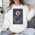 High Priestess Tarot Art Celestial Mystic Book Lover Unisex Sweatshirt High Priestess Tarot Art Celestial Mystic Book Lover Unisex Sweatshirt