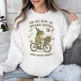 On My Way To Hoard Books And Cause Chaos Tom Foolery Unisex Sweatshirt