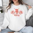 Horny Bull Romance Reader Shirt Spicy Books Bull Pun Unisex Sweatshirt
