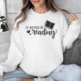I'd Rather Be Reading Book Lover Bookworm Reading Unisex Sweatshirt