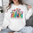 It's A Good Day To Read A Book Floral Book Lovers Librarian Unisex Sweatshirt