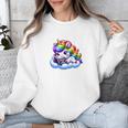 Just One More Chapter Bookish Book Unicorn Reading Book Unisex Sweatshirt