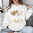 Kitty Pet Lover Introvert Person Cats Show Family Member Unisex Sweatshirt