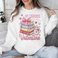 Librarian Books Are My Valentine Teacher Valentines Teach Unisex Sweatshirt