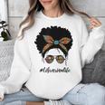 Librarian Teacher Messy Bun Life Book Library Back To School Unisex Sweatshirt