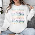 Library Card Vintage Book Due Date Bookish Rainbow Reading Unisex Sweatshirt Library Card Vintage Book Due Date Bookish Rainbow Reading Unisex Sweatshirt