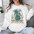 Magical Book Dragon Fantasy Reading Enthusiast Art Unisex Sweatshirt